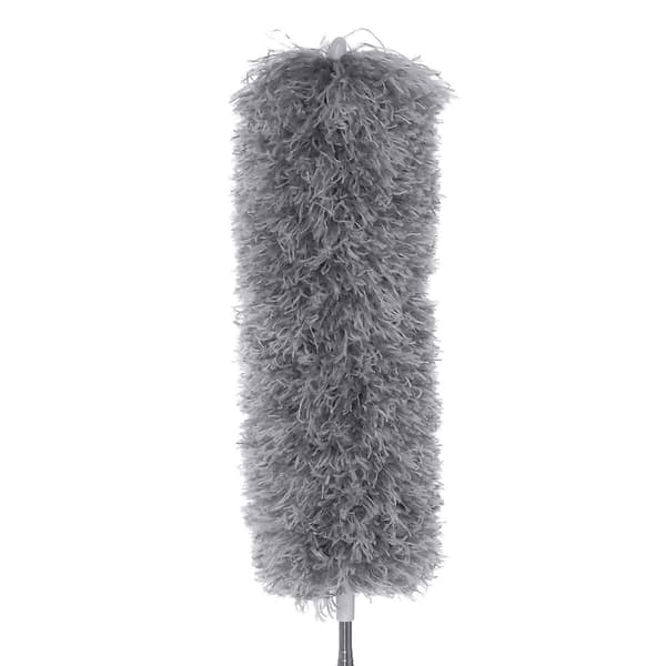 Feather Duster, Utdragbar Duster Mikrofiber Lång förlängningsstolpe Reptåligt skydd, Tvättbart, Rengöring av högt i tak, Persienner, Spindelnät