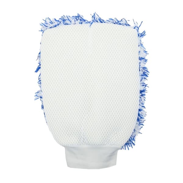 Mikrofiber rengøringsklud Motul MTL111022 Blå / hvid Bomuld Kan vaskes Handsker Hverken ridser eller ødelægger overflader