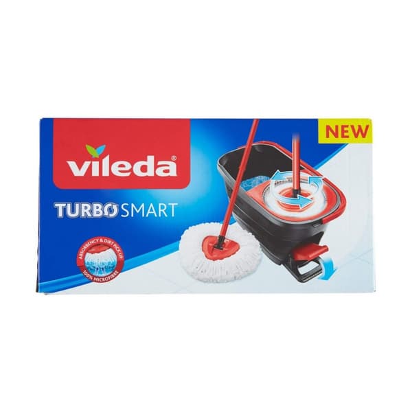Mop with Bucket Vileda Turbo Smart Lattia