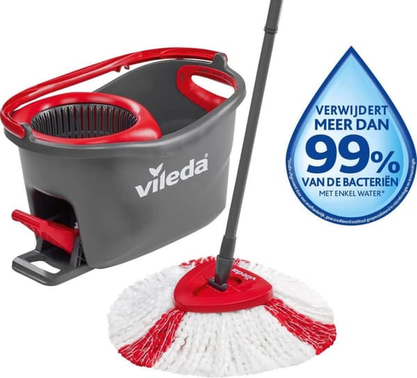 Vileda Turbo Mopp Set - Pedalsystem - 6L