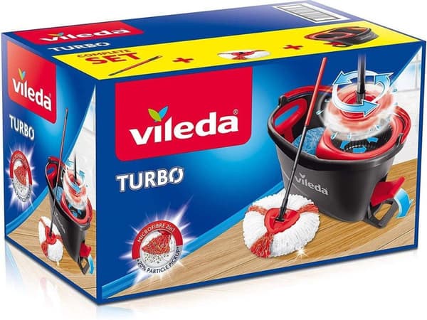 Vileda Turbo Mopp Set - Pedalsystem - 6L