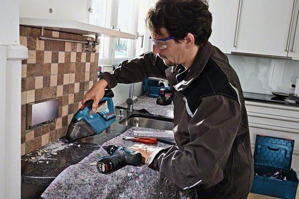 Bosch Professional GAS 12V Trådløs støvsuger - Uden batteri og oplader - Med L-BOXX