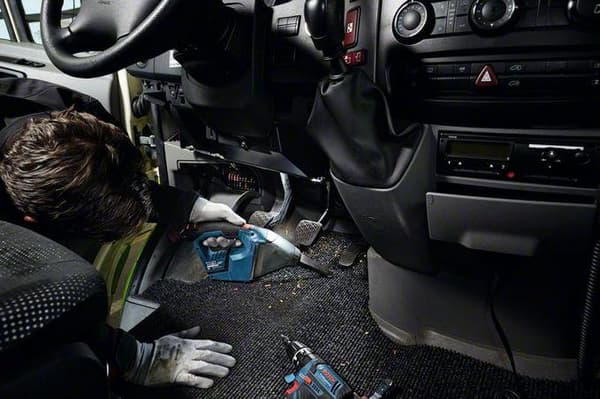 Bosch Professional GAS 12V Trådløs støvsuger - Uden batteri og oplader - Med L-BOXX