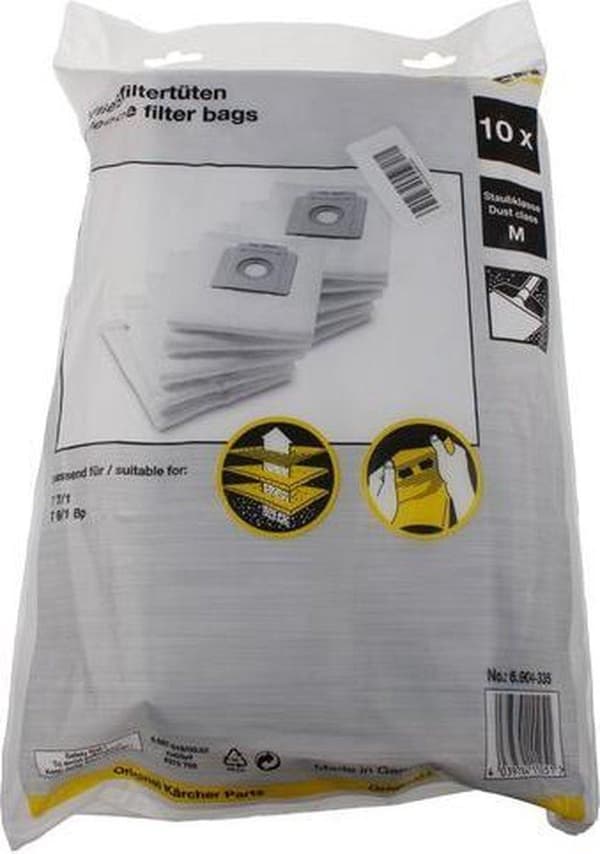 Kärcher Professional - Filterpåsar Fleece 10 st - 6.904-335.0/ 69043350