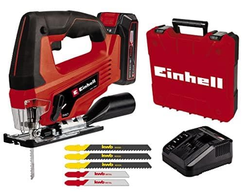 Einhell TC-JS 18 Li (1x2,5 Ah) akku stiksav 4321228 inkl. kuffert, inkl. oplader, inkl. batteri 18 V 2,5 Ah (4321228)