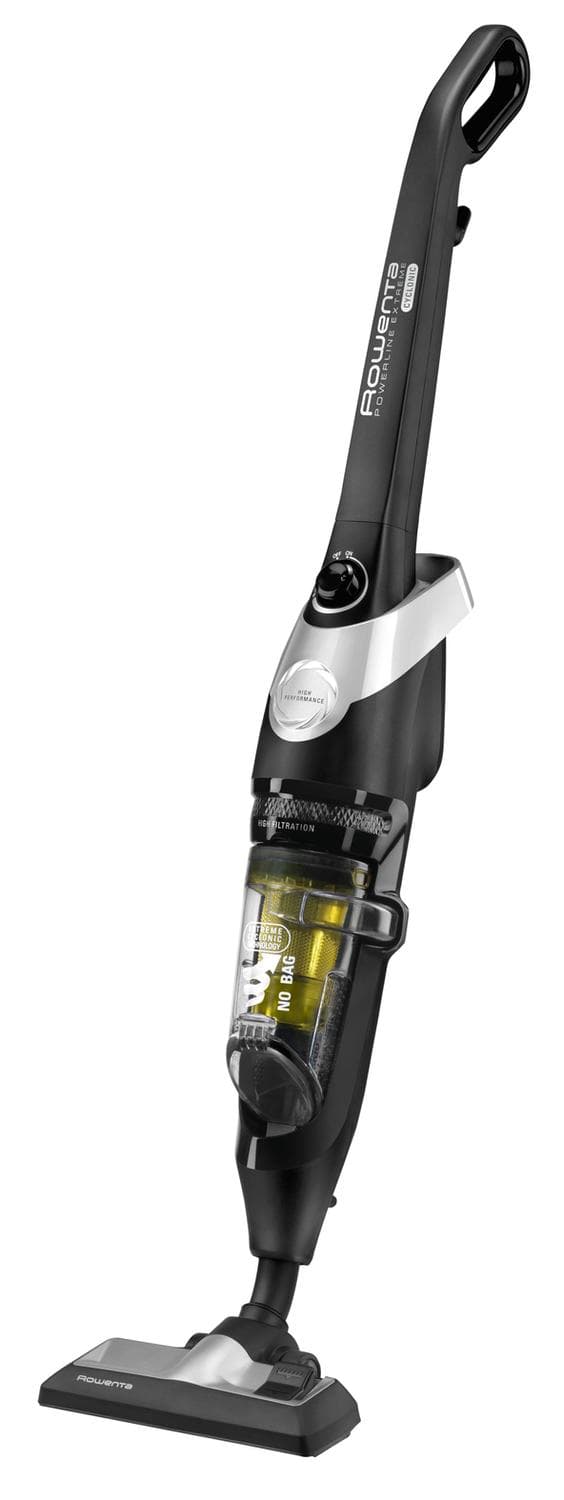 Rowenta Powerline Extreme Cyclonic RH8155 WA pussiton musta, hopea, keltainen 0,9 l 750 W