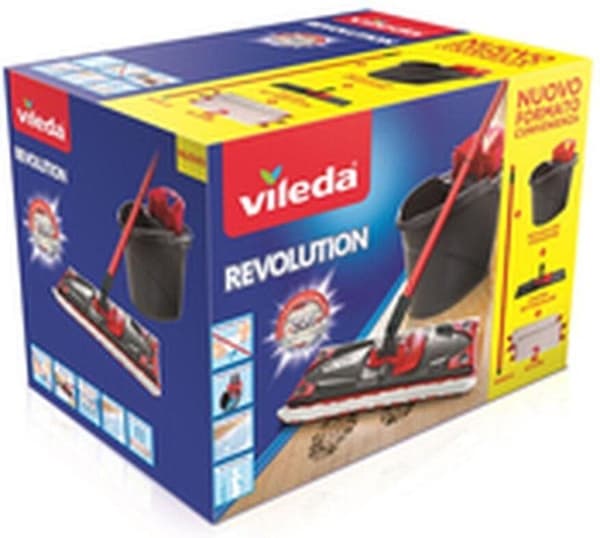 Vileda Revolution moppi/moppisarja ämpärillä 2 in 1