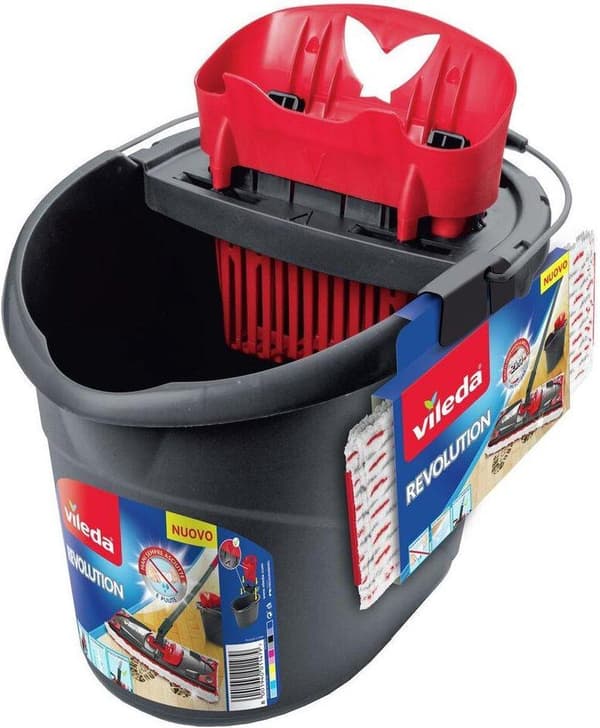 Vileda Revolution moppi/moppisarja ämpärillä 2 in 1