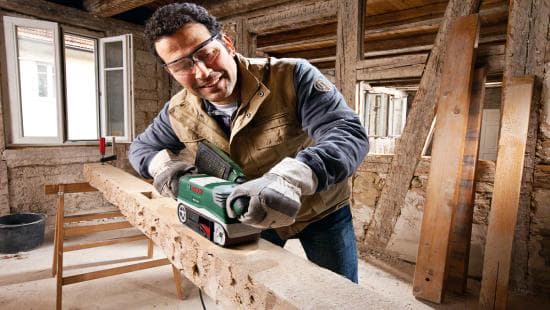 Bosch PBS 75 AE Båndsliber - 750 W - 76 x 165 mm slibeflade