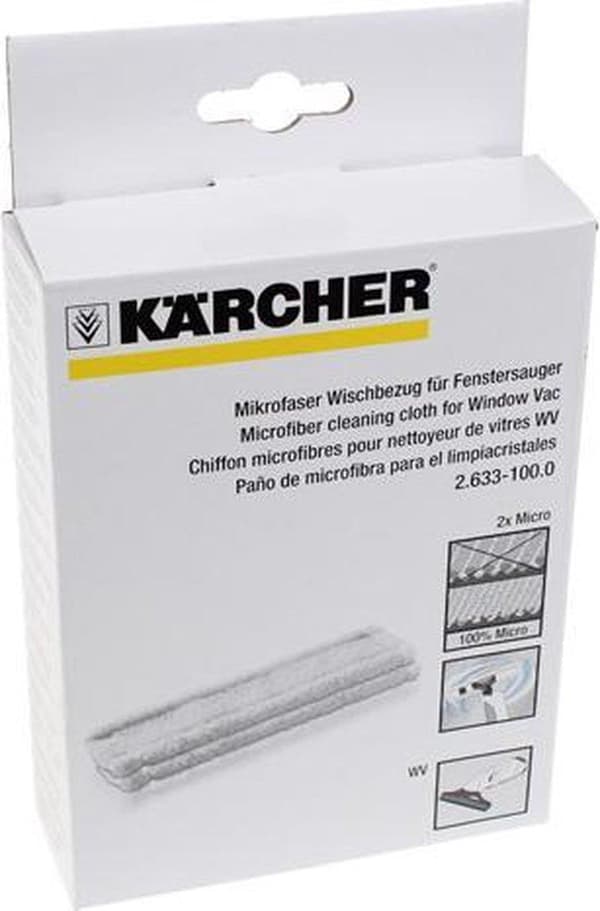Kärcher Microfiber erstatningsklud Vindue Vac WV1 - 2 stk