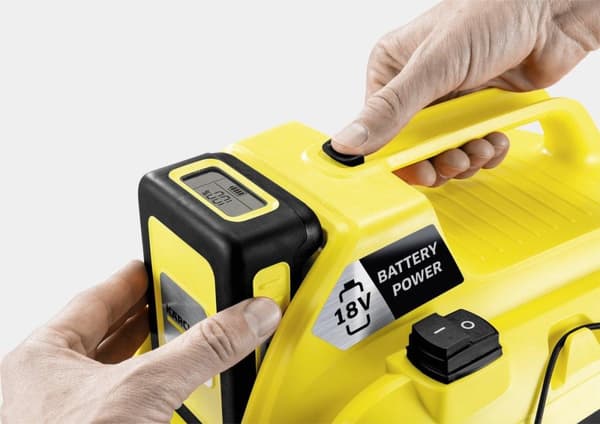 Kärcher WD 1 Compact Akkuimuri - 18 V - Ainutlaatuinen akku ja laturi - Puhallustoiminto - 7 litraa