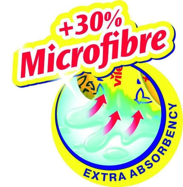 Vileda Super Mocio+stål Mjuk