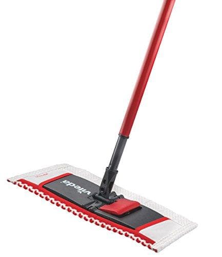 Vileda WischMat Extra Mop Microfiber Svart - Röd (01473)