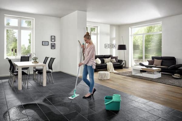 Leifheit Combi Clean gulvmoppe xl - komplet system - micro duo - 42 cm aftørringsbredde