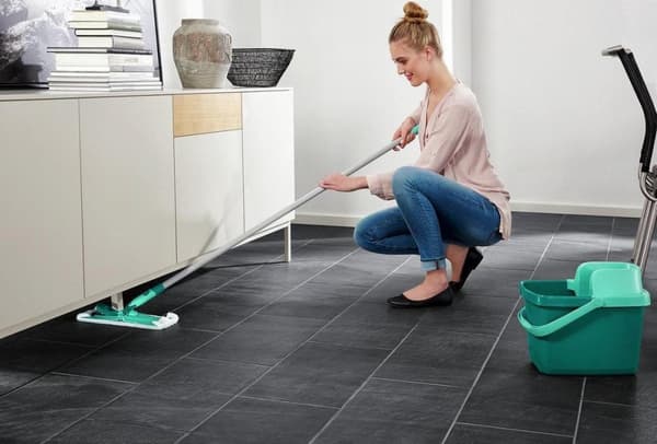Leifheit Combi Clean gulvmoppe xl - komplet system - micro duo - 42 cm aftørringsbredde