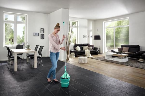 Leifheit Combi Clean gulvmoppe xl - komplet system - micro duo - 42 cm aftørringsbredde