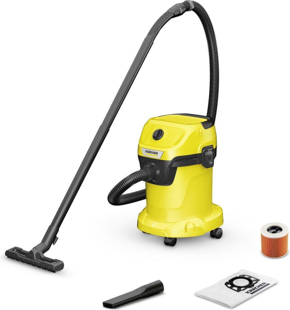 Kärcher WD 3 V-17/4/20 våt- och torrdammsugare - 1000W - avfallsbehållare 17L - strömkabel 4m