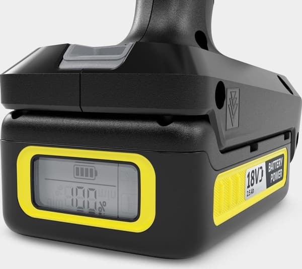 Kärcher KHB 6 Batteri Sæt højtryksrenser Kompakt Batteri/Batteri 200 L/h Sort, Gul