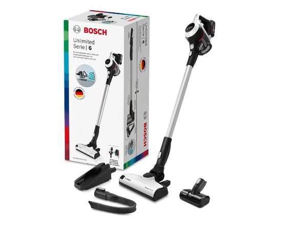 Bosch Haushalt Unlimited Trådløs håndstøvsuger Inkl. mini turbo børste, uden pose