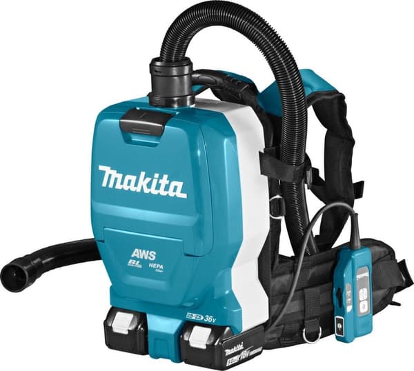 Makita DVC265ZXU 36V (2x 18) Li-Ion batteri rygsæk støvsuger krop - børsteløs