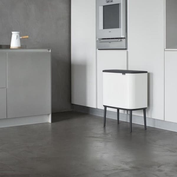 Brabantia Bo Touch Bin 11 + 23 liter - Vit -