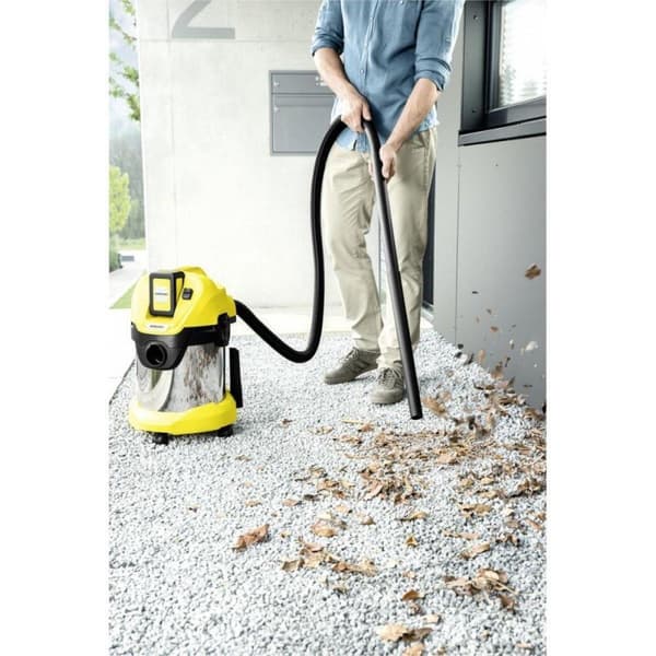 Kärcher WD 3 Premium Batteri Støvsuger - 36 Volt - Eksklusivt batteri og oplader - Blæsefunktion - 17 liter