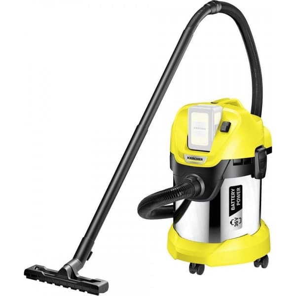 Kärcher WD 3 Premium Batteri Støvsuger - 36 Volt - Eksklusivt batteri og oplader - Blæsefunktion - 17 liter
