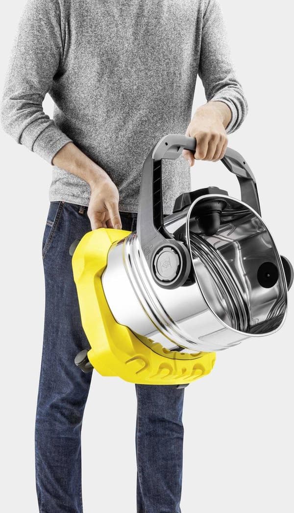 Kärcher WD 5 S V-25/5/22 våt- och torrdammsugare - 1100W - avfallsbehållare i rostfritt stål 25L - strömkabel 5m