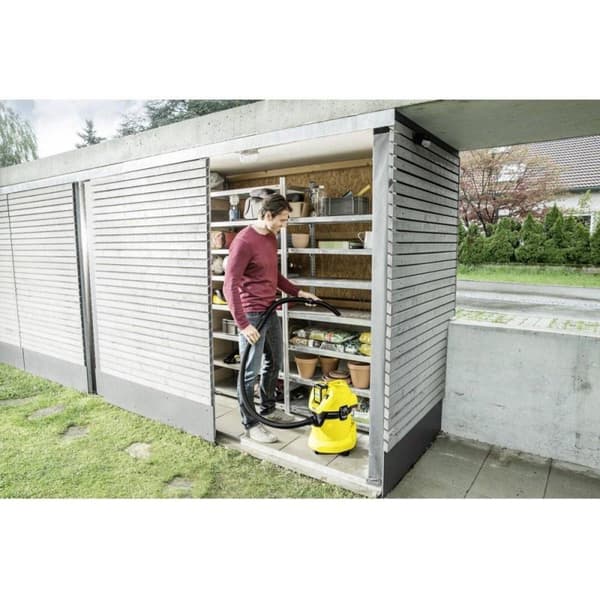 Kärcher WD 3 Batteristøvsuger - 36 Volt - Eksklusivt batteri og oplader - Blæsefunktion - 17 liter