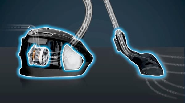 Siemens VSP3AAAA pölynimuri pölypussilla