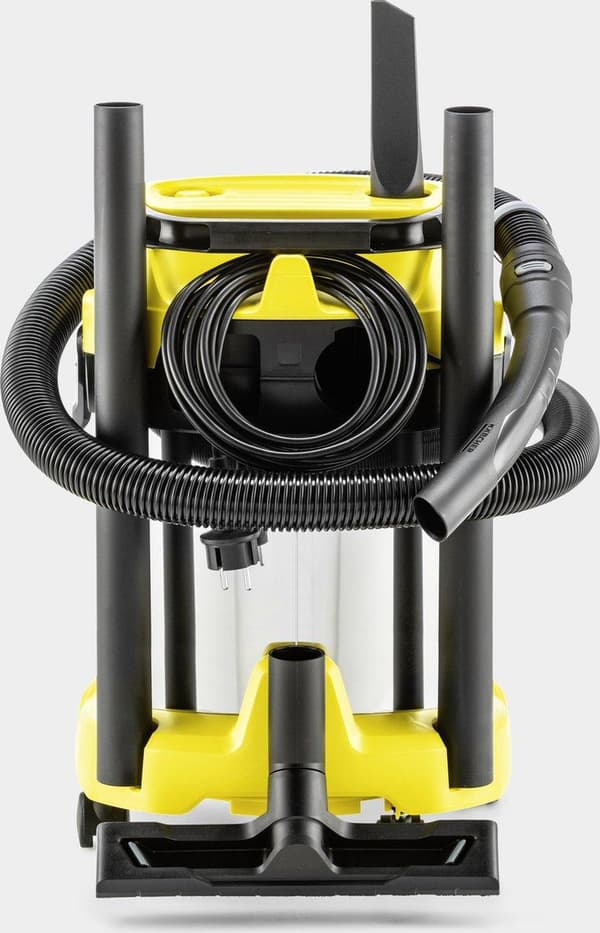 Kärcher WD 3 S V-17/4/20 våt- och torrdammsugare - 1000W - avfallsbehållare i rostfritt stål 17L - strömkabel 4m