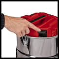 Miniatyrbild 6 av 6: Einhell TE-AV 18/15 Li C-Solo 2351700 askdammsugare 15 l utan batteri, utan laddare (2351700)