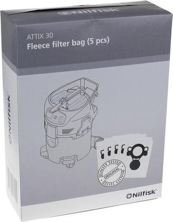 NILFISK - VAKUUMPOSE - ATTIX 30 - 5 stk. - 107419591