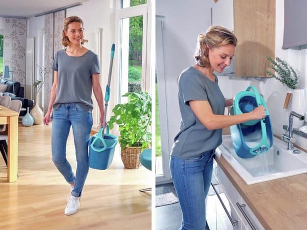 Leifheit - Clean Twist Disc Mop Ergo - Moppset komplett
