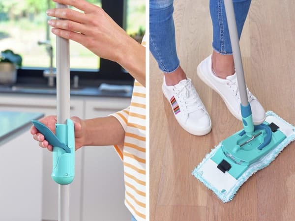 Leifheit - Clean Twist golvmopp m kardborre ergo - 33 cm moppset komplett