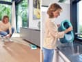Miniatyrbild 6 av 8: Leifheit - Clean Twist golvmopp m kardborre ergo - 33 cm moppset komplett
