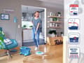 Miniatyrbillede 8 af 8: Leifheit Clean Twist Disc Mop Ergo - Moppesæt komplet system med hjul - 6 liter