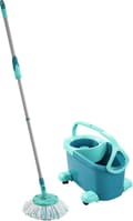 Miniatyrbillede 1 af 8: Leifheit Clean Twist Disc Mop Ergo - Moppesæt komplet system med hjul - 6 liter