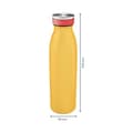 Miniatyrbild 4 av 7: Leitz Mysig dubbelväggisolerad vattenflaska, 500 ml - BPA-fri - Tål diskmaskin - Perfekt för hemmakontor/jobba hemma - Varmgul