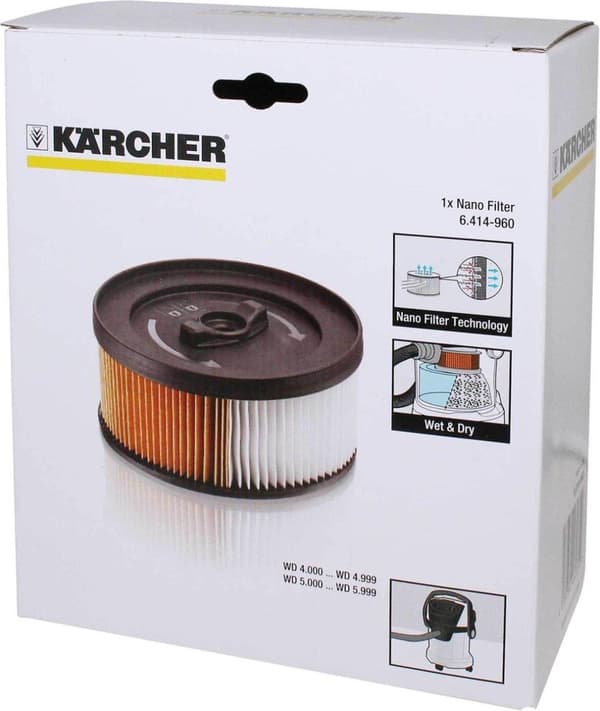 Kärcherin patruunasuodatin WD 4 & 5