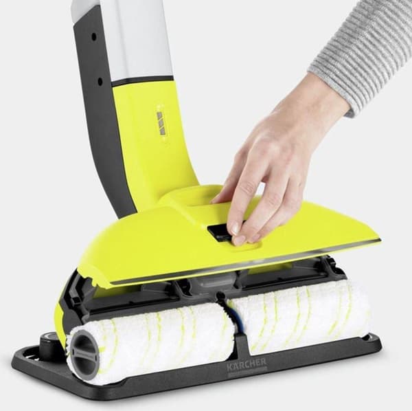 Kärcher 2 mikrokuitutelan setti KELTAINEN Floor Cleaner FC 3:lle ja FC 5:lle