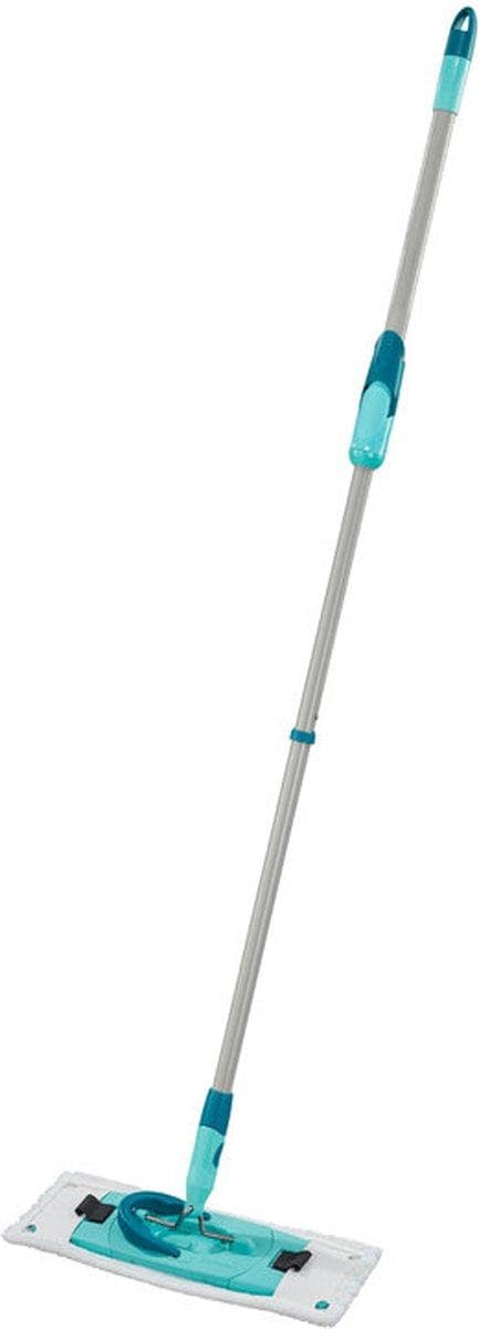 Leifheit Clean Twist M golvtorkare Ergo - Ersättningsduk med kardborreband - Micro Duo – 33 cm