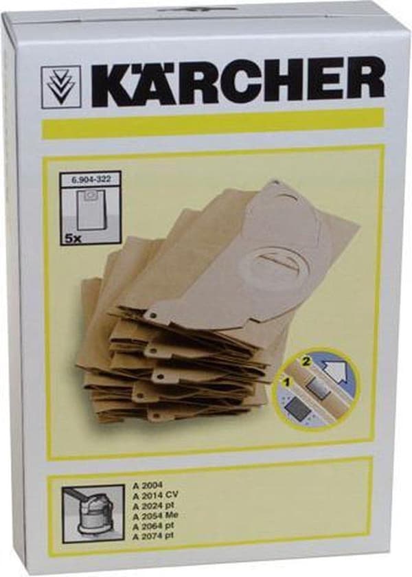 Kärcher 6904-322 - Støvsugerpose - 5 stk