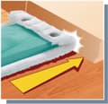 Miniatyrbild 2 av 4: Leifheit Clean Twist XL / Combi Clean XL ersättningsduk för golvmopp med tryckknappar – Micro Duo – 42 cm