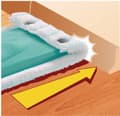 Miniatyrbild 2 av 7: Leifheit Clean Twist M / Combi Clean M ersättningsduk för golvmopp med tryckknappar – Micro Duo – 33 cm