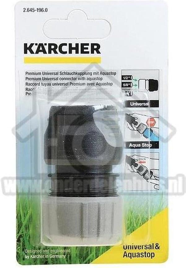 Karcher Kobling Slangekobling med aquastop Universal 26451960