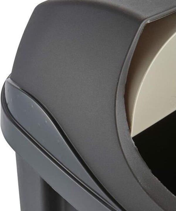 Roll Top Rasmus Skraldespand 39x30x68 - 50l Antracit Keeper 10455