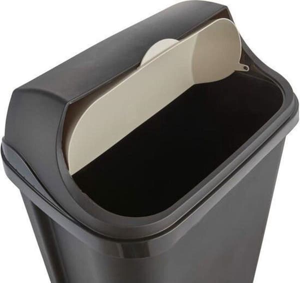 Roll Top Rasmus Skraldespand 39x30x68 - 50l Antracit Keeper 10455
