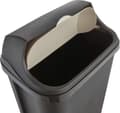 Miniatyrbillede 7 af 8: Roll Top Rasmus Skraldespand 39x30x68 - 50l Antracit Keeper 10455