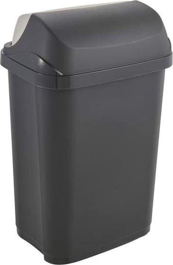 Roll Top Rasmus Skraldespand 34x26x54 - 25l Antracit Keeper 10454
